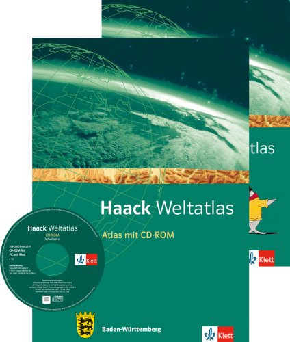 Haack Weltatlas. Ausgabe Baden-Württemberg Sekundarstufe I: Atlas mit CD-ROM und Arbeitsheft Kartenlesen Klasse 5-10