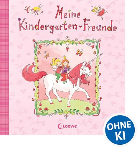 Meine Kindergarten-Freunde (Einhorn): Erinnerungsbuch, Freundealbum für Kinder ab 3 Jahre