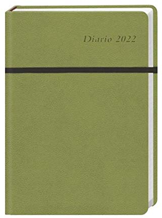 Diario Wochen-Kalenderbuch A6, grün Kalender 2022