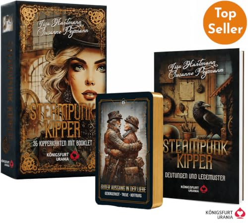 Steampunk Kipper - 36 Kipperkarten und 144-seitiges Booklet | Klarheit im Leben finden
