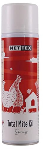 Nettex Total Mite Kill 250ml Aerosel Spray Poultry Red Mite Control Lice