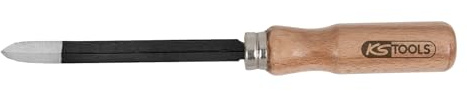 KS Tools 150.3257 Raschietto completo triangolare meccanica di precisione, 160mm