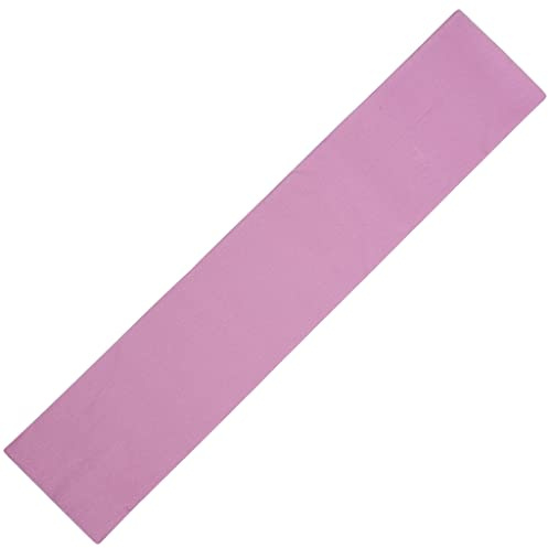 BCreativetolearn Stora rosa Crepe-pappersark, 50 cm x 300 cm rulle, alternativ för vävnadspapper för hantverk, pappersblommor, serpentiner och inslagning