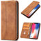 OKZone Kompatibel mit Samsung Galaxy S6 Edge Hülle, Magnet Leder Tasche Handyhülle, Kartenfächer Galaxy S6 Edge Schutzhülle, [Premium PU Leder] Flip Klappbare Magnetische Standfunktion (Khaki)