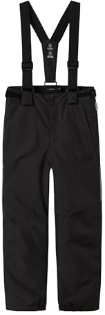 NAME IT Unisex snöbyxor, svart, 122