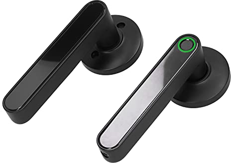 Fingerabdruck-Türschloss, Türknauf Keyless Entry Türschloss, Sicheres Türgriffschloss mit Mehreren Entriegelungsmethoden, Eingebauter Akku