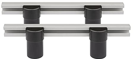 2PCS Woodworking Table Workbench Auxiliary Tool, Planing Stop Board 19mm 20mm Dog Hole Bench Dogs Clamp Aluminum Alloy Baffle Plate, DIY Positioning Plate Tool (19MM)