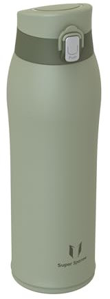 Super Sparrow Water Bottle Stainless Steel 18/8 - Travel Mug - 750ml - Insulated Metal Water Bottle - BPA Free - Leakproof Drinks Bottle