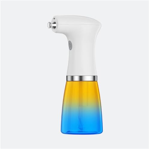 Pulverizador for cocinar, botella de spray de aceite eléctrico Control de aceite de cocina Vidrio doméstico Dispensador de aceite de oliva de acero inoxidable Pulverizador de vinagre Cocinar simple (