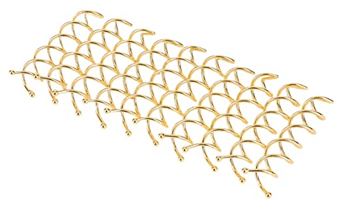 20pcs Spiral Hair Pins Metal Hair Clips for Girls Brides Golden