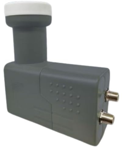 Amplificatore satellitare Emme Esse LNB Twin con due uscite indipendenti e filtro LTE 1800MHz, Made in Italy