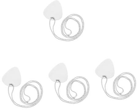 TOYANDONA 4 Stück Gitarren Pick Halskette Entzückende Halskette Anhänger Gitarren Pick Anhänger Dekorative e Fingerspitzen e Plektrum DIY