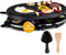 Raclette Set für 8 Personen - Grill oval - Mit Crepes Funktion - Tischgrill inkl. Pfännchen & Schaber - RUND (TK49304)
