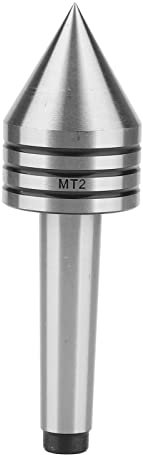 MT2 Live Center for Lathe Tailstock HSS 41mm 6in with Internal Bearings 60 High Accuracy Support CNC Machining Larger Workpieces Metalworking Tool Accessory