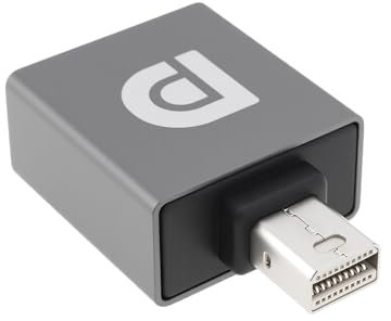 eMagTech Convertitore Mini Displayport DP Femmina A Mini DP Maschio Adattatore 8K 60Hz Per Console Di Gioco Per Laptop 23x22x11mm