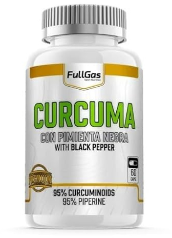 Cúrcuma + Pimienta Negra (BioPerine) - 60 cápsulas