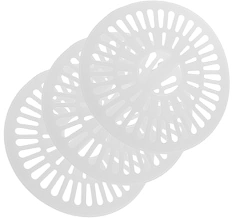 TEHAUX 3pcs Plastic Washer Dryer Cover Sink Mesh Strainer for Kitchen Sink Drain Filter Accessory Washing Machine Protect