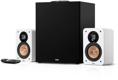 Teufel Ultima 20 Concept Power Edition - 2.1 Soundsystem Komplettsystem | Heimkino mit integriertem AV-Receiver, Bluetooth, Dolby Audio, USB-C-Soundkartenfunktion, HDMI ARC CEC - Weiß