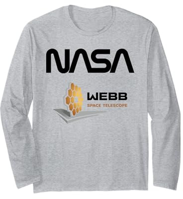 NASA James Webb Space Teleskop JWST Worm Logo Langarmshirt