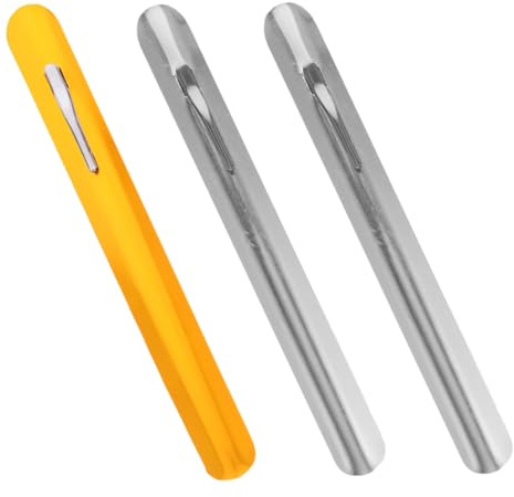 Cabilock 3 Pièces Nettoyeur de puces de bureau balayeuse de table pour les miettes balayeur de miettes à main réutilisable de restaurant Acier inoxydable