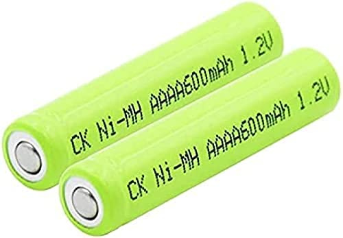 PPDJJRNDM 1.2V 600Mah Rechargeable Ni-Mh Batteries AAAA Am6 Lr61 for Mini Fan with Led for,2pcs