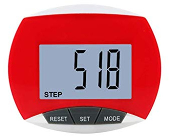 Pedometer Step Counter Walking Running Portable LCD for W/Calories Burned & Steps Counting for Clicker Counters Tally Number Hand Tally Hand People Lap Golf Handheld Golf