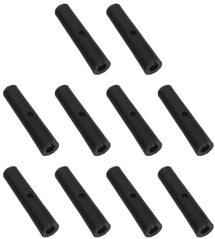 Veemoon Lot de 10 set de set de Embouts Baleine Parasol en Plastique, Accessoires de Réparation de Parapluies Faciles à Installer pour Pièces de Parapluie Pliables