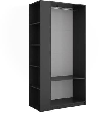 ViccoGarderobElmo,antracit,80x200 cm Uppsättning av 2