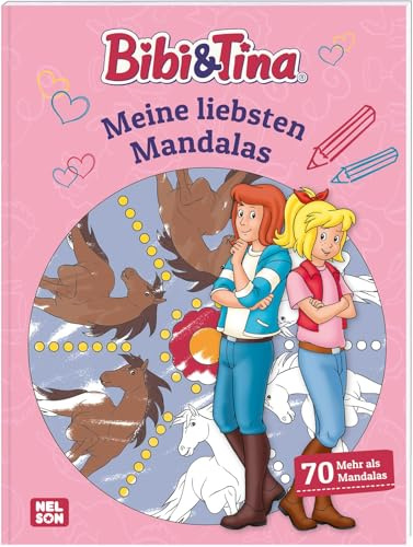 Bibi & Tina: Meine liebsten Mandalas: Ausmalmotive für Jungen und Mädchen ab 4 Jahren (Bibi & Tina: Freunde für immer!)