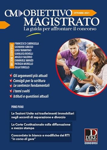 Obiettivo magistrato. La guida per affrontare il concorso. Ottobre (2021) (Vol. 7)