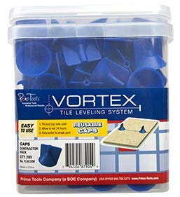 VORTEX TILE LEVELING SYSTEM CAPS - 200 PIECES