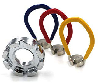 Tsurpcao 4Pack Spoke Wrench Bicycle Tool Kit- 6 in 1 Bike Wheel Spokes Rim