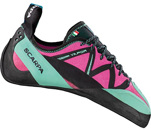 Scarpa Femme Vapor WMN Chaussons d'escalade, Bleu Dahlia Aqua Frxw, 36.5 EU
