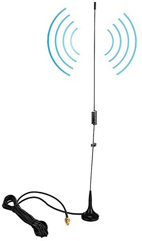 Walkie Talkie Antenne, SMA-Buchse Dual Band VHF/UHF Auto Magnetradio Antenne für UV-5R.