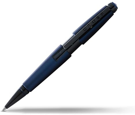 Cross Edge Matte Blue Lacquer Gel Rollerball Pen