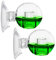 2 Stück CO2 Aquarium Monitor, CO2 Tester Aquarium, Aquarium CO2-Monitor, CO2 Glas Tester, CO2 Test Aquarium Drop Checker, CO2 Tester, CO2 Dauertest für Süßwasseraquarien Gepflanzte Fisch Tank
