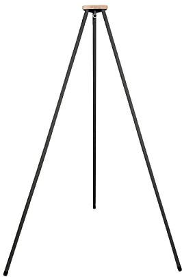 SCHMUSEWOLKE Tipi Gestell für Baby Federwiege - Belastbar bis 40 kg - Dreibein Gestell Anthrazit