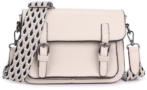 Ever Bloom Damen Crossbody Umhängetasche mit Handyfach, kleine Handtasche mit breitem Taschengurt in Sommerfarben