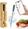 100M Sonda Temperature Cucina Zeerkeer Senza Fili Bluetooth Termometro Cucina Manico in Ceramica Resistente alle Alte Temperature Grill Forno BBQ con Allarme di Temperatura Intelligenti