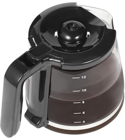 Ruioaw 12 Cup Clear Glass Coffee Carafe Replacement Pot for Mr. Coffee RF, LM, PC, SC Series