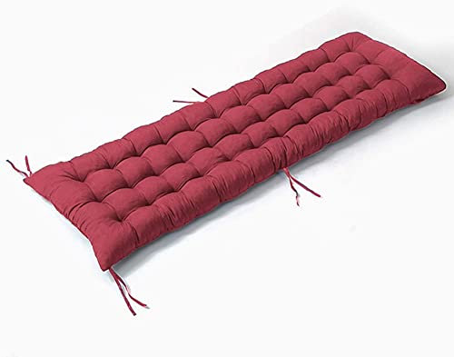 Modernes, getuftetes, dickes Baumwoll-Bankkissen, bequeme Polsterung für Garten, Terrasse, Möbel, Küche, Esszimmer, Schaukelliege, Chaiseliege, drinnen und draußen, 2- und 3-Sitzer