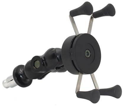 Gps Halterung Motorrad Für YZF-R1 Für YZF-R6 Für YZF-R6S Für YZF R1M/S Motorrad-Telefonhalter Gabelschafthalterung GPS-Navigationshalterung Mit USB-Ladegerät Handyhalterung Motorrad(Without USB Charge
