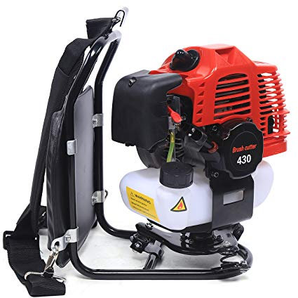 Desbrozadora de gasolina profesional de 2 tiempos, 1,25 kw, 43 CC, ahorro de combustible, saco de microprocesador, desbrozadora, desbrozadora para deshierbar, escarificar y cortar