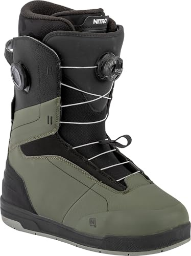 Nitro Venture Boa Boot Bottes de Snowboard pour Hommes, Shadow-Black, MP 28.5 // EU 43 1/3 // US Men´s 10,5