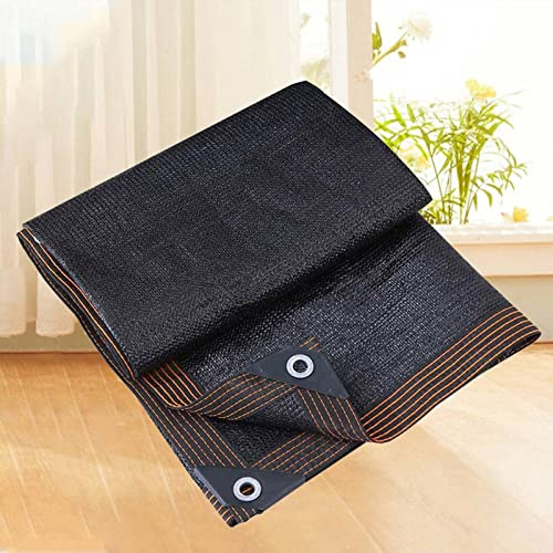 Sun Sail Shade 5x7m Black Breathable Net Cloth Tear resistant Mesh Reinforced Edge Ideal for Garden Pergola Plant Balcony Courtyard (3m x 3m 3m x 4m 2m x 2m)