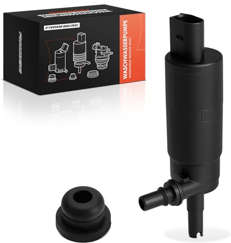 Frankberg Scheibenwaschpumpe Waschwasserpumpe Vorne 2-Polig 6R0955681 | Kompatibel mit A1 Sportback 8XA 8XF, A3 Limousine 8VM 8VS, A3 8V1 8VK, A6 Allroad 4GH 4GJ, A3 Sportback 8VA 8VF, A4 8W2 8WC