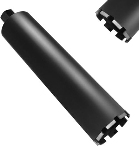 KELINER 4 Diamond Concrete Core Drill Bit, 1-1/4-7 Thread Laser Welded Core Bit, 17-3/4 Drilling Depth High-Performance Core Drill Bit for Concrete, Stone, Brick, Floors and Masonry Wall