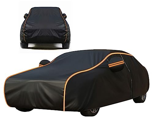 Cubierta de Coche para Buick Roadmaster Riviera 4 Puertas con Techo rígido 1956(542,5x203,2x158,8cm),Protección Solar, protección contra la Lluvia, protección UV, Cuatro Estaciones, Negro