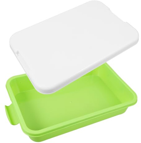 Toyvian Leerer Sandkasten Mit Deckel Tragbarer Kleiner Sandkasten Aus Bruchfestem Kunststoff Aufbewahrungsbox Für Kinderspielzeug Für Outdoor Und Garten