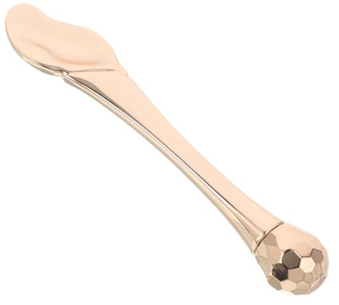BIUDECO Roller Métallique Pour Yeux Stick De Massage Visage Applicateur Crème Yeux Spatule Cosmétique Portable Pour Femmes